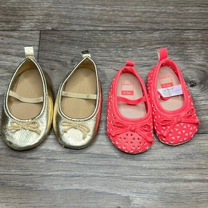 0-3 month baby flats- girls